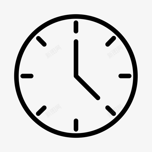 表钟小时图标svg_新图网 https://ixintu.com 小时 时间 表 计时器 钟