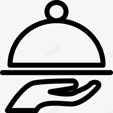 盘子餐具晚餐图标图标