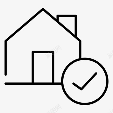 住宅选择房地产房子图标图标