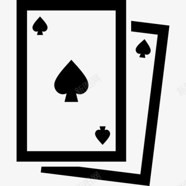 扑克卡21点游戏图标图标
