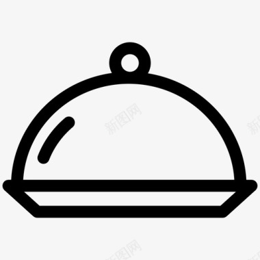 餐菜午餐图标图标