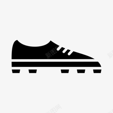 鞋子鞋钉足球鞋图标图标