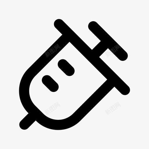 注射保健注射器图标svg_新图网 https://ixintu.com 保健 可爱的游戏图标 治疗 注射 注射器 疫苗