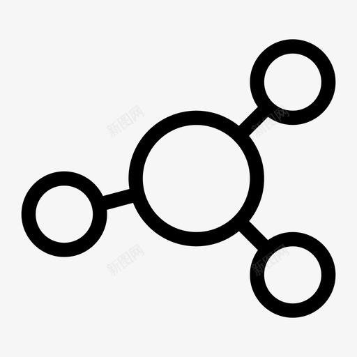 原子生物学元素图标svg_新图网 https://ixintu.com 元素 分子 原子 学派 生物学