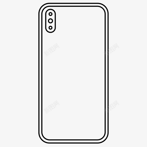 iphonex通讯小工具图标svg_新图网 https://ixintu.com iphonex 小工具 移动设备 苹果设备 通讯