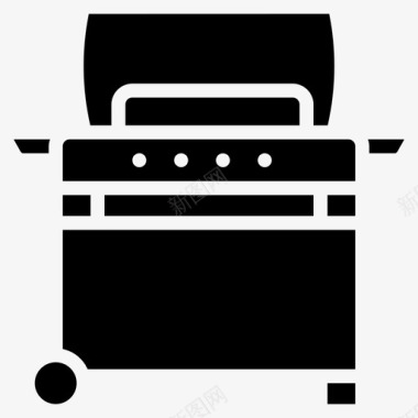 烧烤电器家用图标图标