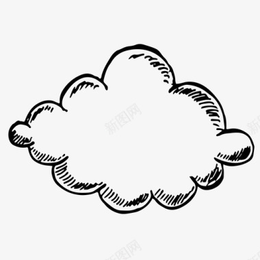 云降水天空图标图标
