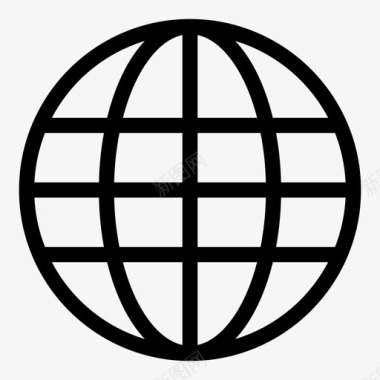 地球仪互联网用户界面图标图标