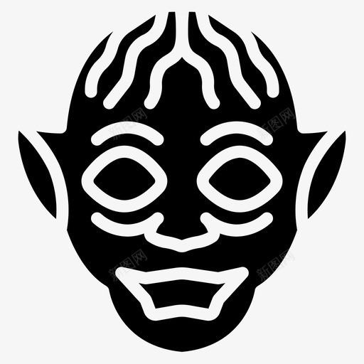 傀儡电影指环王图标svg_新图网 https://ixintu.com 傀儡 指环王 电影 电影3固体