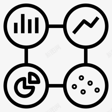 度量分析数据图标图标