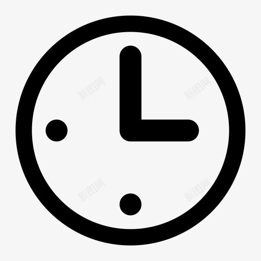 时钟迟到秒表图标svg_新图网 https://ixintu.com 时钟 时间 滴答声 秒表 迟到
