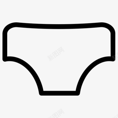 内裤游泳游泳池图标图标
