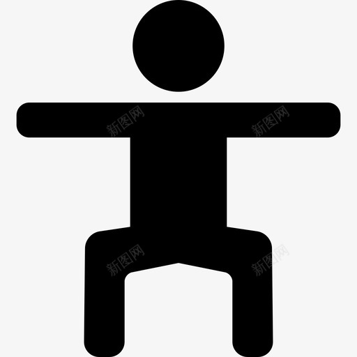 锻炼人人行为图标svg_新图网 https://ixintu.com 人 行为 锻炼人
