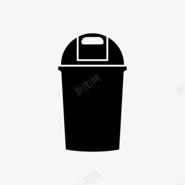 垃圾箱清洁垃圾桶图标图标