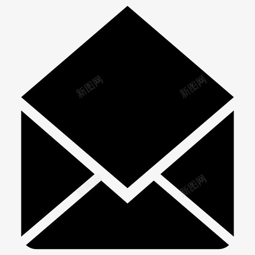 打开邮件通信电子邮件图标svg_新图网 https://ixintu.com 信封 打开邮件 电子邮件 通信