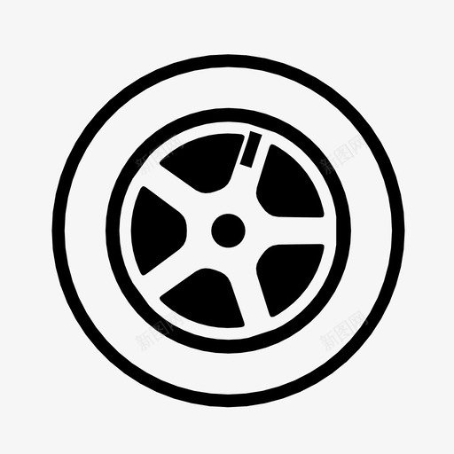车轮汽车轮胎定制图标svg_新图网 https://ixintu.com 定制 汽车轮胎 汽车轮辋 赛车 车轮 轮毂盖 轮辋