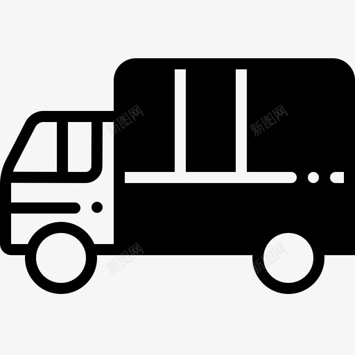 运输交付物流图标svg_新图网 https://ixintu.com 交付 卡车 物流 运输