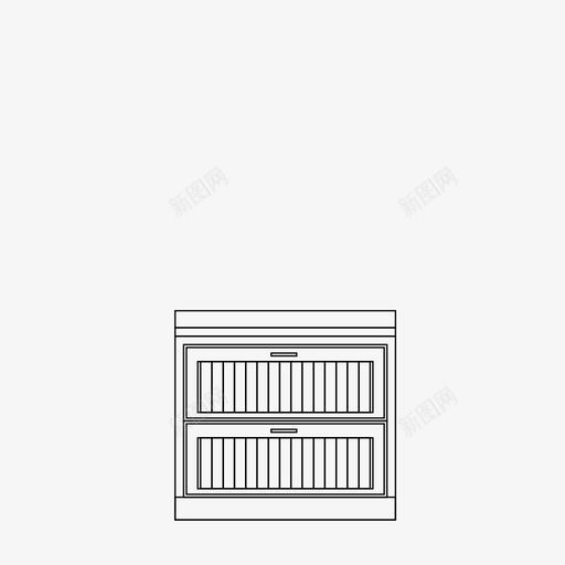 橱柜建筑抽屉图标svg_新图网 https://ixintu.com 建筑 抽屉 橱柜