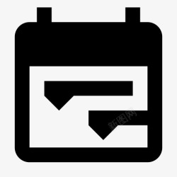 框架完整实用甘特图项目管理时间框架图标高清图片