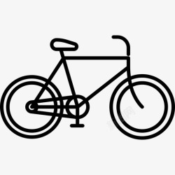右面右面自行车交通生态图标高清图片