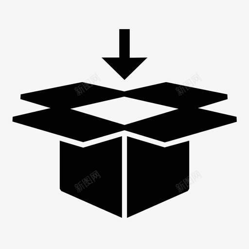 箱添加集装箱图标svg_新图网 https://ixintu.com 包装 开箱 添加 物流配送 箱下载 集装箱