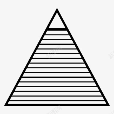 三角形线十分之八图表图形图标图标