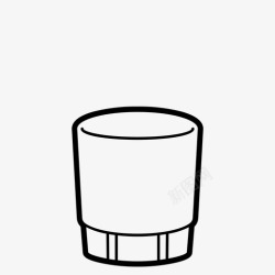 烧酒杯烧酒杯酒酒瓶玻璃图标高清图片