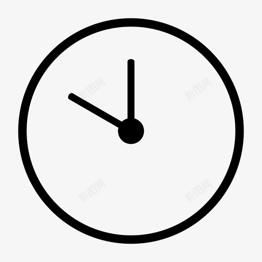 十点钟小时分钟图标svg_新图网 https://ixintu.com 分钟 十点钟 小时 时间 秒
