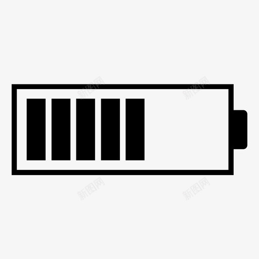 八分之五电池一次性电池电子产品图标svg_新图网 https://ixintu.com 一次性电池 八分之五电池 可充电电池 比率分数 电子产品 百分比 锂