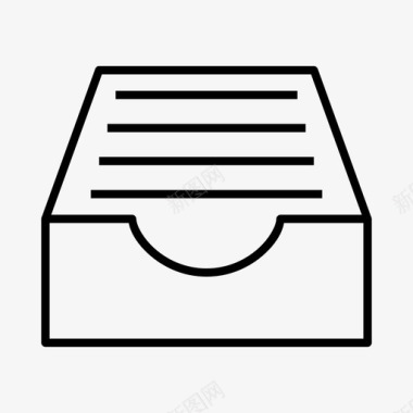文件存储归档文件柜图标图标