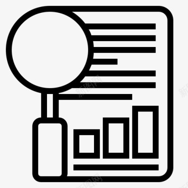 商业报告财务数据财务报告图标图标