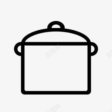 厨房用具锅厨师图标图标