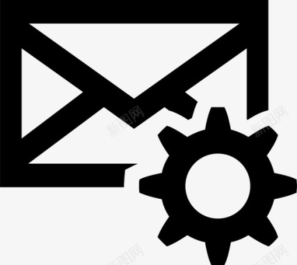 消息电子邮件消息设置图标图标