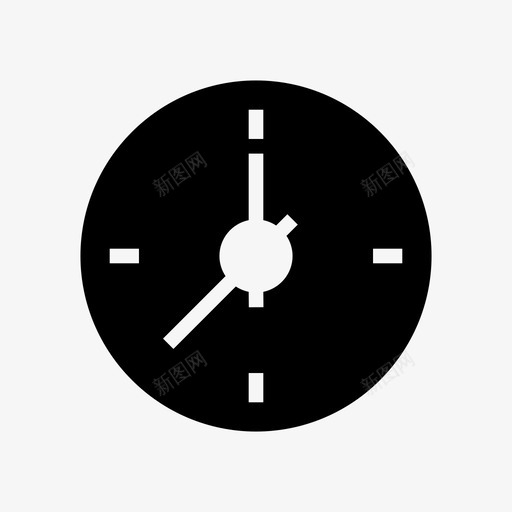 时钟财务时间表图标svg_新图网 https://ixintu.com 手表 时钟 时间 时间表 财务 钱字形图标