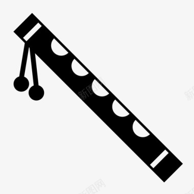 长笛乐器音乐图标图标