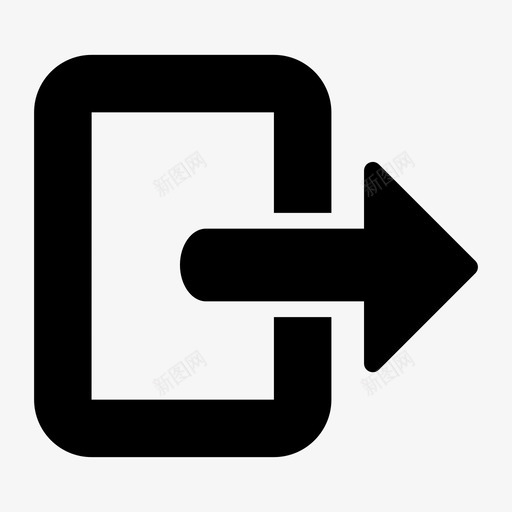 log-outsvg_新图网 https://ixintu.com log-out