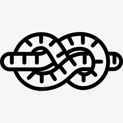 绑着绳子nauticons图标svg_新图网 https://ixintu.com nauticons 绑着绳子
