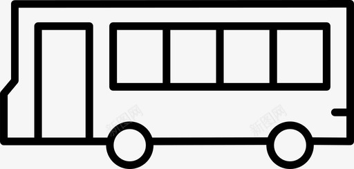 货车公共汽车运输图标图标