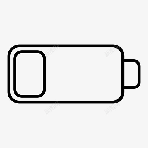 低电量电池蓄电池低电量图标svg_新图网 https://ixintu.com 低电量 低电量电池 蓄电池