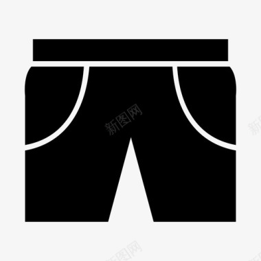 短裤服装衣服图标图标