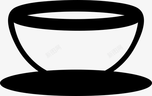碗面条沙拉图标图标