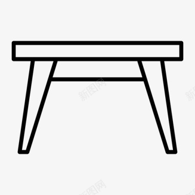 桌子咖啡桌装饰图标图标
