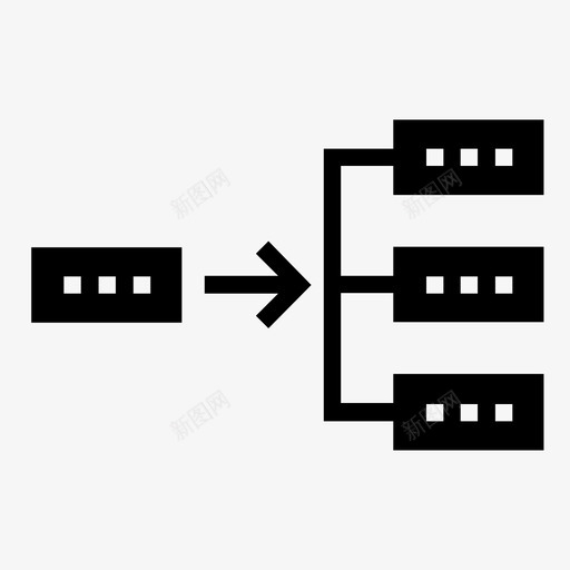 组织图表分销图标svg_新图网 https://ixintu.com 分销 图表 物流配送 组织 结构 网络