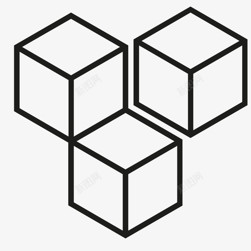 分离模块长方体立方体图标svg_新图网 https://ixintu.com 分离模块 悬停 模块 立方体 长方体