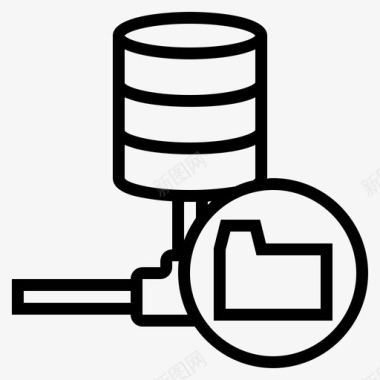 文件存储数据库数据库连接图标图标
