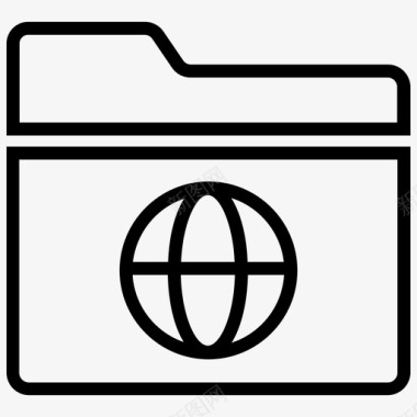 internet文件夹存档收集图标图标