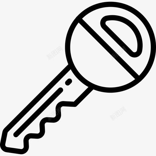 钥匙必需品锁图标svg_新图网 https://ixintu.com 必需品 必需品3轮廓 钥匙 锁