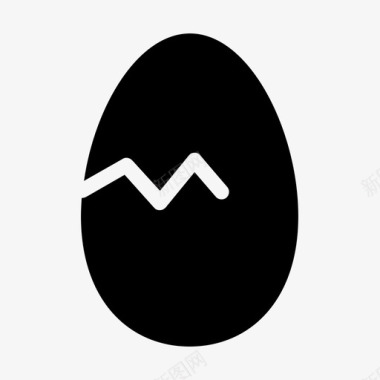 蛋碎蛋孵化图标图标