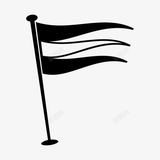 旗帜自由奥林匹克图标svg_新图网 https://ixintu.com 和平 奥林匹克 投降 旗帜 旗帜填满 自由