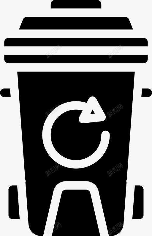 回收站便利设施城市图标svg_新图网 https://ixintu.com 便利设施 回收 回收站 城市 城市便利设施固体 议会